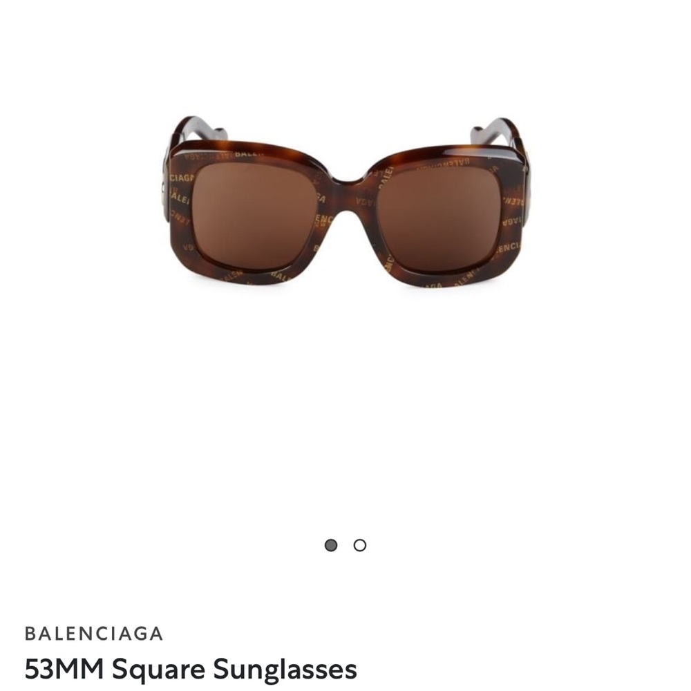 Balenciaga 53MM chunky sunglasses